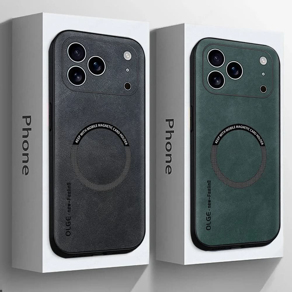 BowLift | Premium Leather MagSafe Case for iPhone 11-17 Series