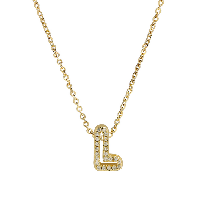 BowLift | Dazzling Diamond Initial Necklace