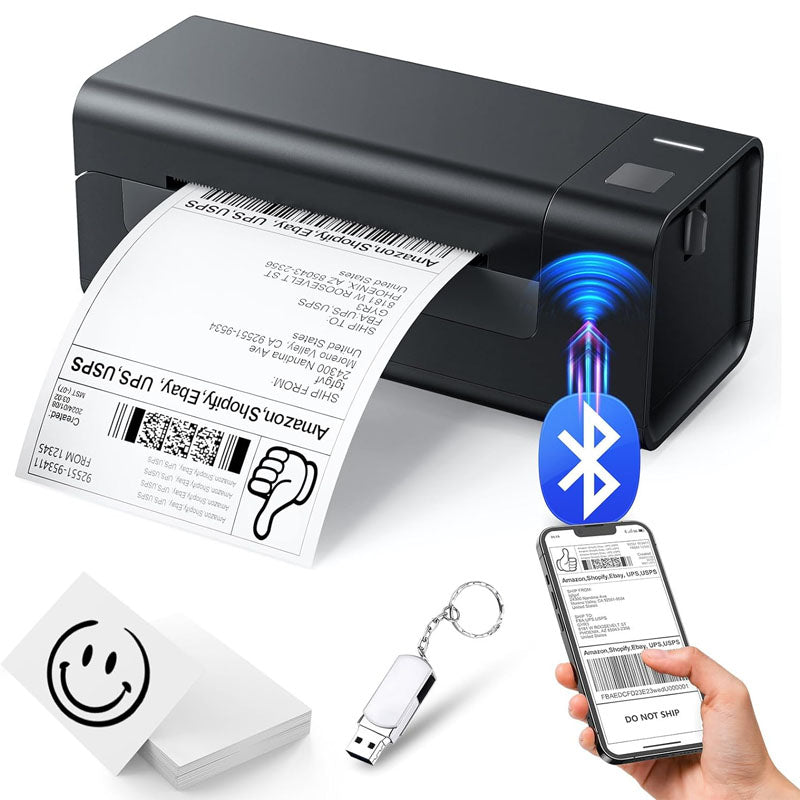 BowLift | Label Printer for small business 4x6 Bluetooth thermal printer 300mm/s desktop printer labels maker