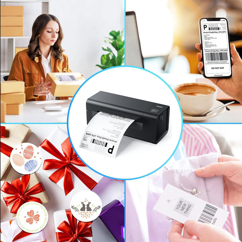 BowLift | Label Printer for small business 4x6 Bluetooth thermal printer 300mm/s desktop printer labels maker