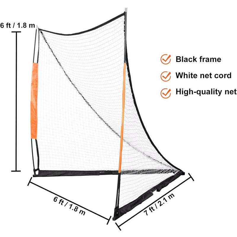BowLift | Lacrosse Goal Target 6x6 Feet Fully Flexible And Portable Lacrosse Goal Net