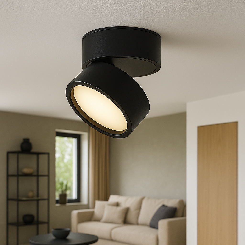 BowLift | LED Ceiling Lamp Surface 2 Pieces - Modern Design, Warm Light for Living Room, Minimalist, 3000K