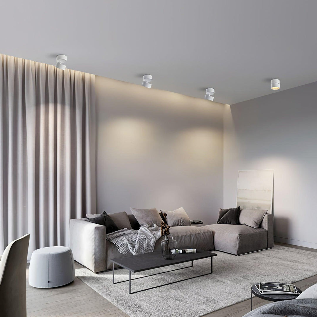 BowLift | LED Ceiling Lamp Surface 2 Pieces - Modern Design, Warm Light for Living Room, Minimalist, 3000K