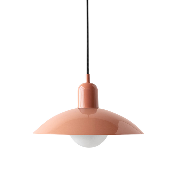BowLift | Scandinavian Hanging Lamp Macaron with Height Adjustment – Pastel Lamp for Living Room and Dining Room