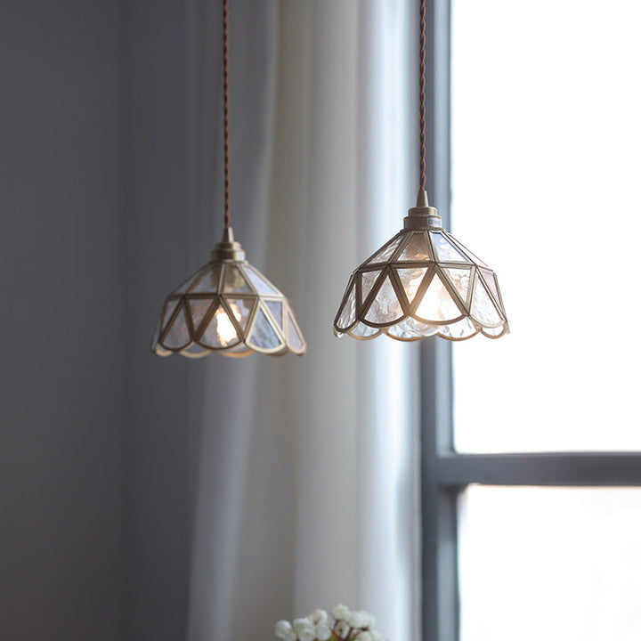 BowLift | Vintage Pendant Lamp from Ceramic, Adjustable Height – Lighting for Living Room and Dining Room, Warm LED Light
