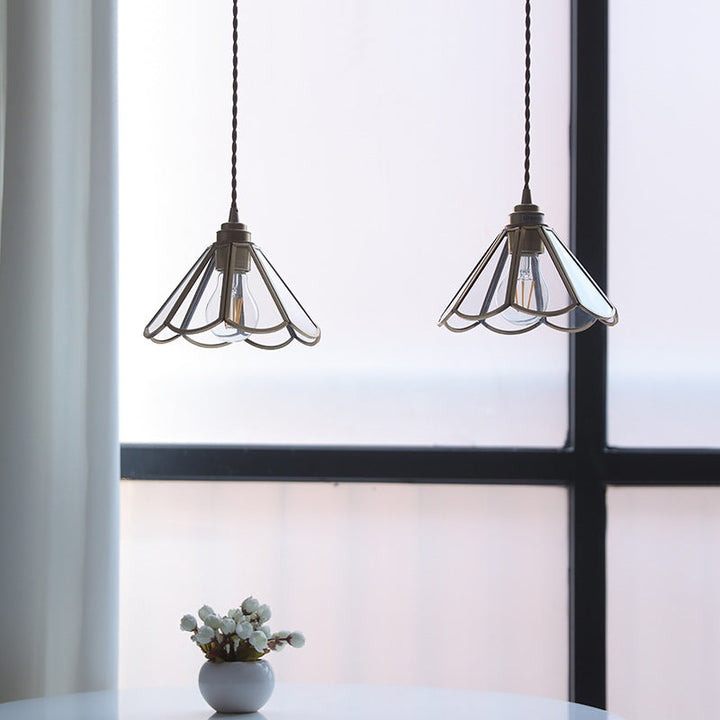 BowLift | Vintage Pendant Lamp from Ceramic, Adjustable Height – Lighting for Living Room and Dining Room, Warm LED Light