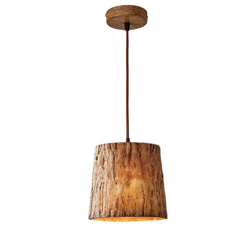 BowLift | LED Wooden Hanging Lamp for Living Room and Dining Room – Rustic Design, Adjustable Height, Perfect Above the Table