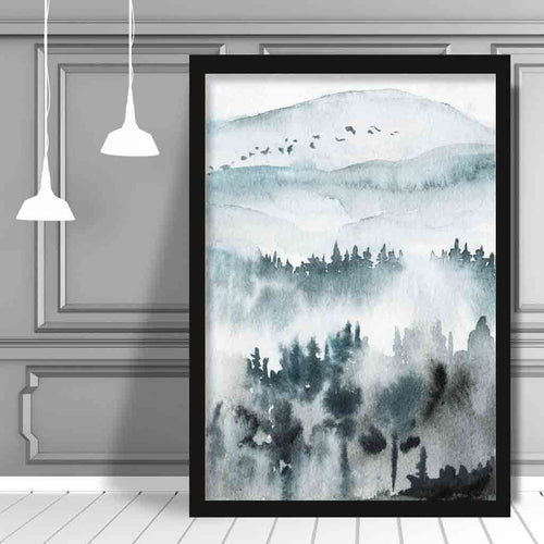 Abstract Landscape Art Print of Painting No. 3 | Bowlift