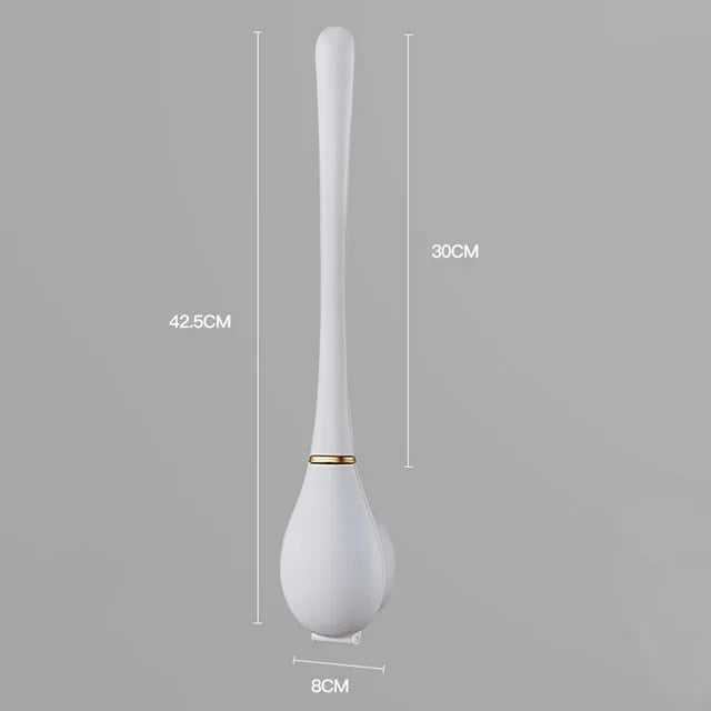 SumiClean - Slim Silicon Toilet Brush for Your Bathroom Bowlift