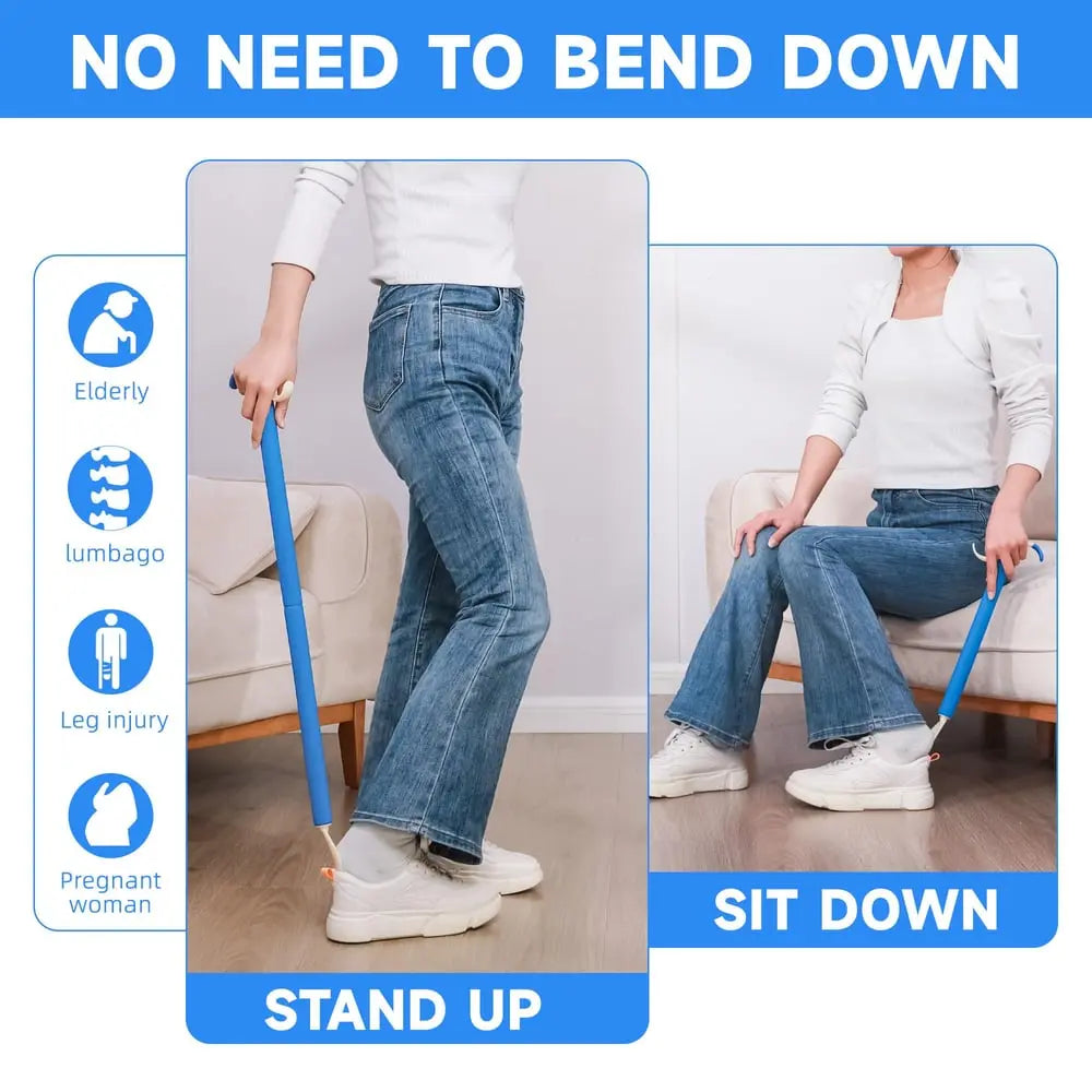BowLift | Longer Dressing Aid Shoe Horn – Comfort without Bending