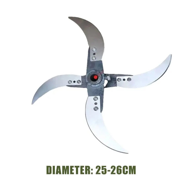 BowLift | Durable lawn shredder blade for agricultural home use (25–26 cm diameter)