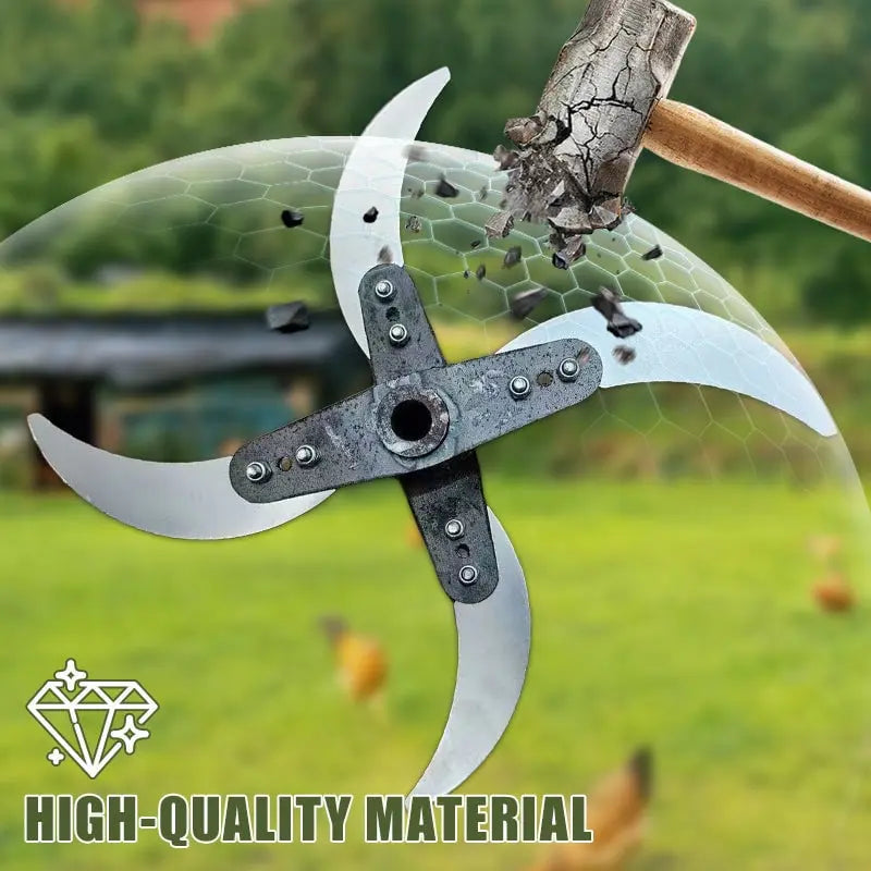 BowLift | Durable lawn shredder blade for agricultural home use (25–26 cm diameter)
