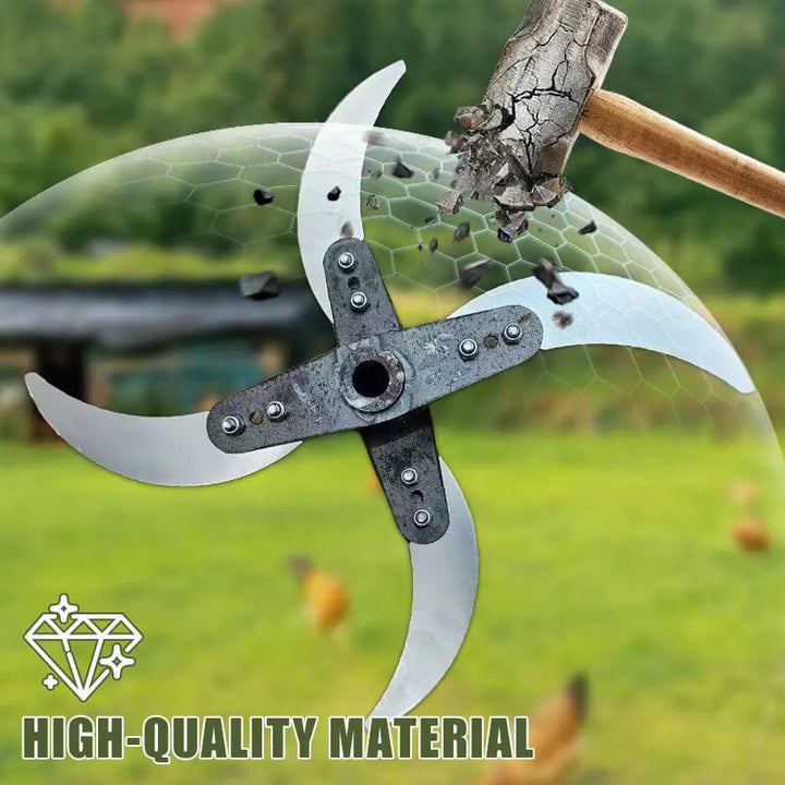 BowLift | Durable lawn shredder blade for agricultural home use (25–26 cm diameter)
