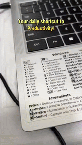 BowLift | Laptop Keyboard Shortcut Sticker