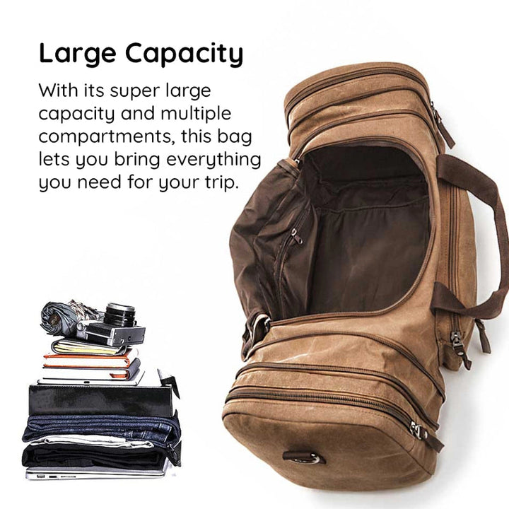 BowLift | Large Capacity Canvas Travel Bag