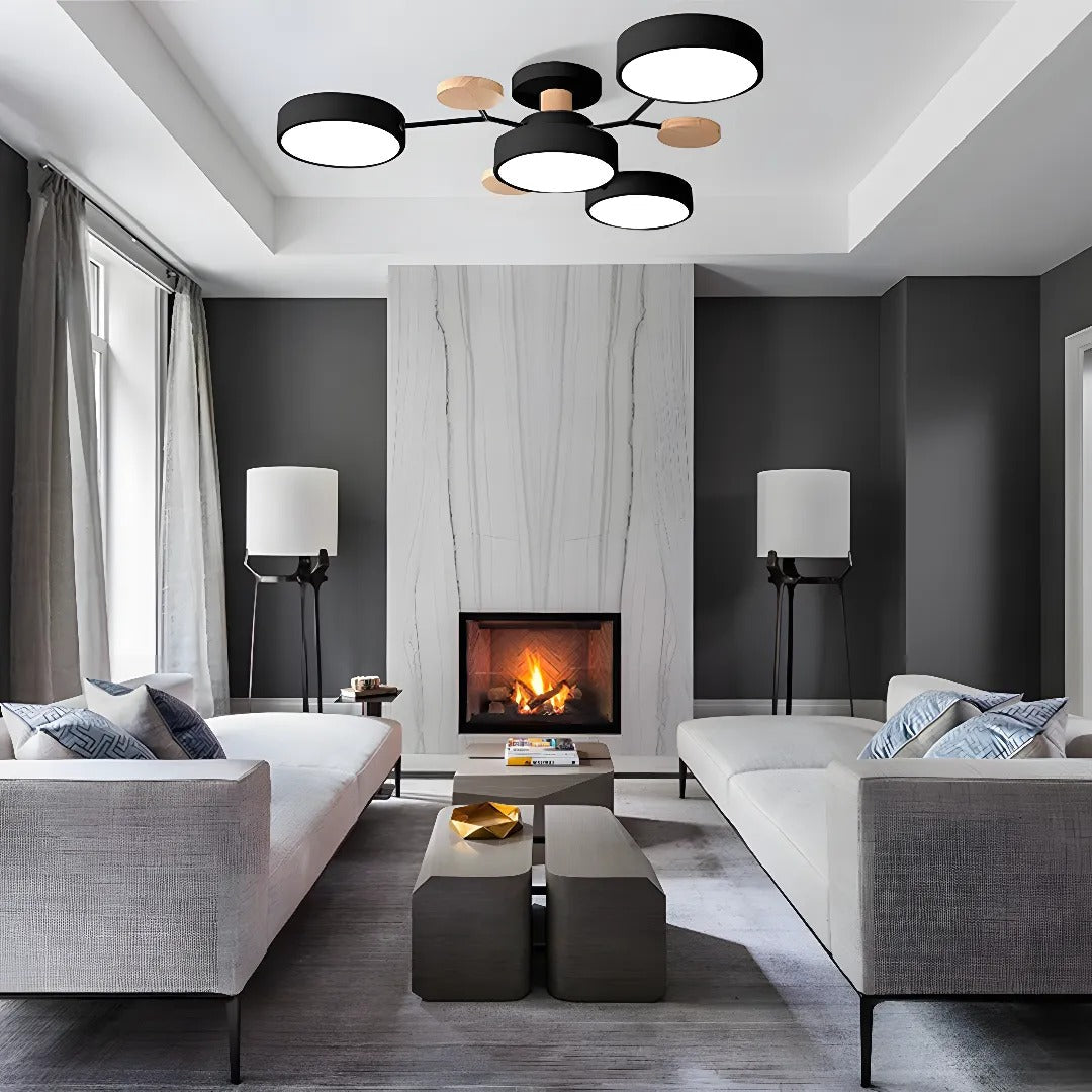 BowLift | Ceiling Light Modern LED Flush Mount Chandelier