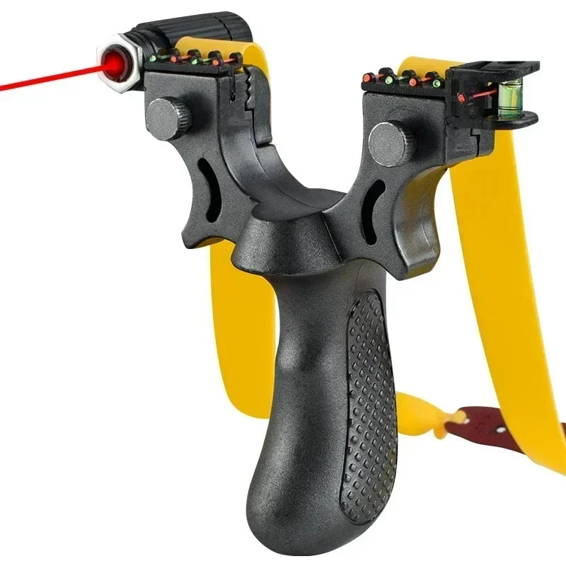 BowLift | Slingshot with Anti-Slip Grip | Built-in Laser & Level for Precision Shooting