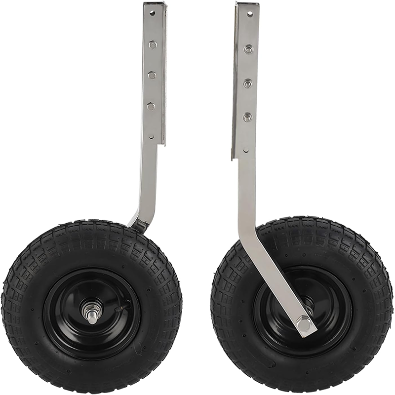 BowLift | Launching Wheels ，Boat Launch Wheel, 500 lbs Loading Inflatable Boat Transom Launch Wheel with 12 Inch Wheel, Aluminum Alloy Transom Launch Wheel for Inflatable Boats and Aluminum Boats
