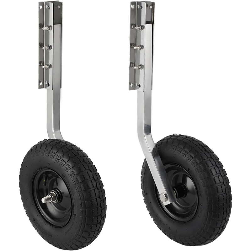 BowLift | Launching Wheels ，Boat Launch Wheel, 500 lbs Loading Inflatable Boat Transom Launch Wheel with 12 Inch Wheel, Aluminum Alloy Transom Launch Wheel for Inflatable Boats and Aluminum Boats