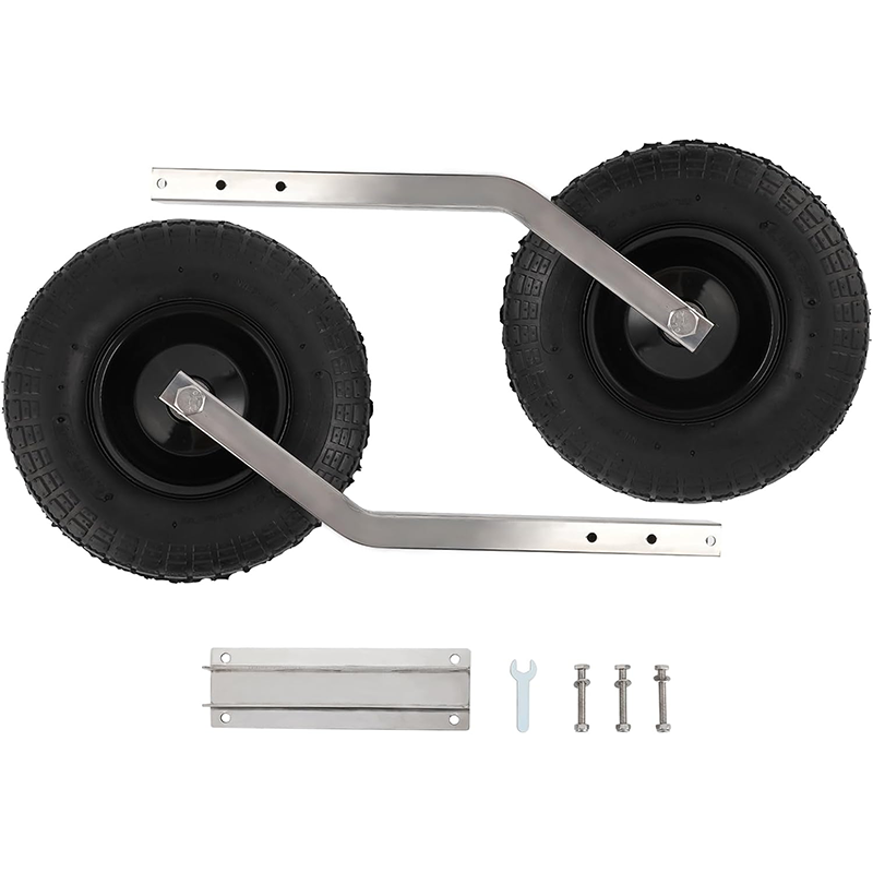 BowLift | Launching Wheels ，Boat Launch Wheel, 500 lbs Loading Inflatable Boat Transom Launch Wheel with 12 Inch Wheel, Aluminum Alloy Transom Launch Wheel for Inflatable Boats and Aluminum Boats