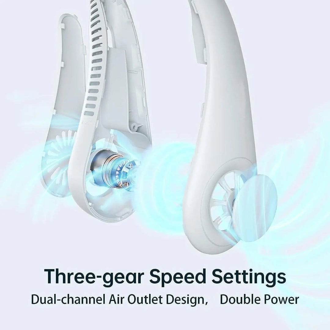 BowLift | Silent Neck Fan – Hands-free, safe & ideal for summer activities