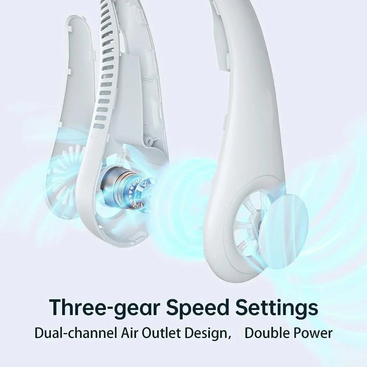 BowLift | Silent Neck Fan – Hands-free, safe & ideal for summer activities