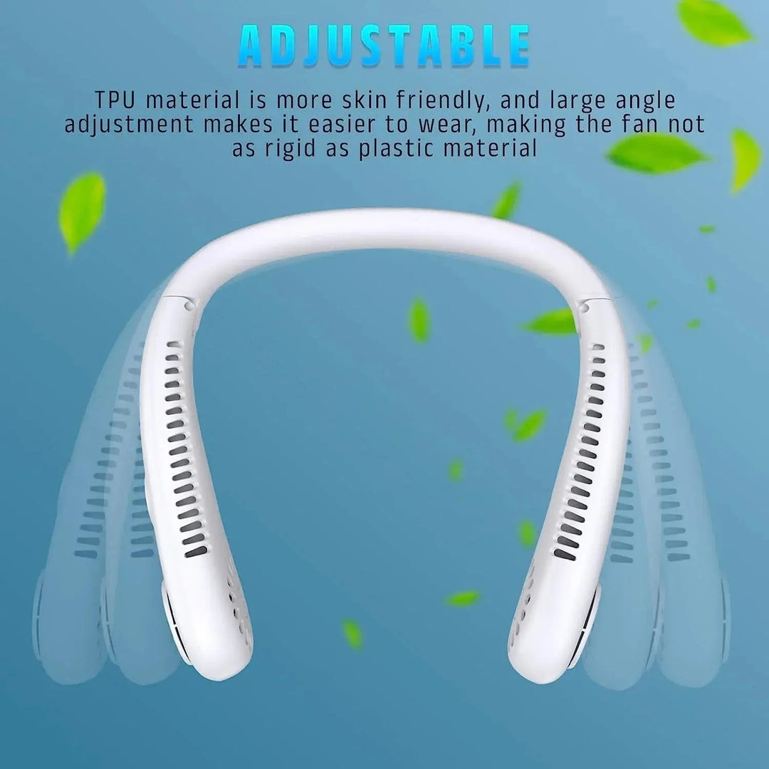 BowLift | Silent Neck Fan – Hands-free, safe & ideal for summer activities