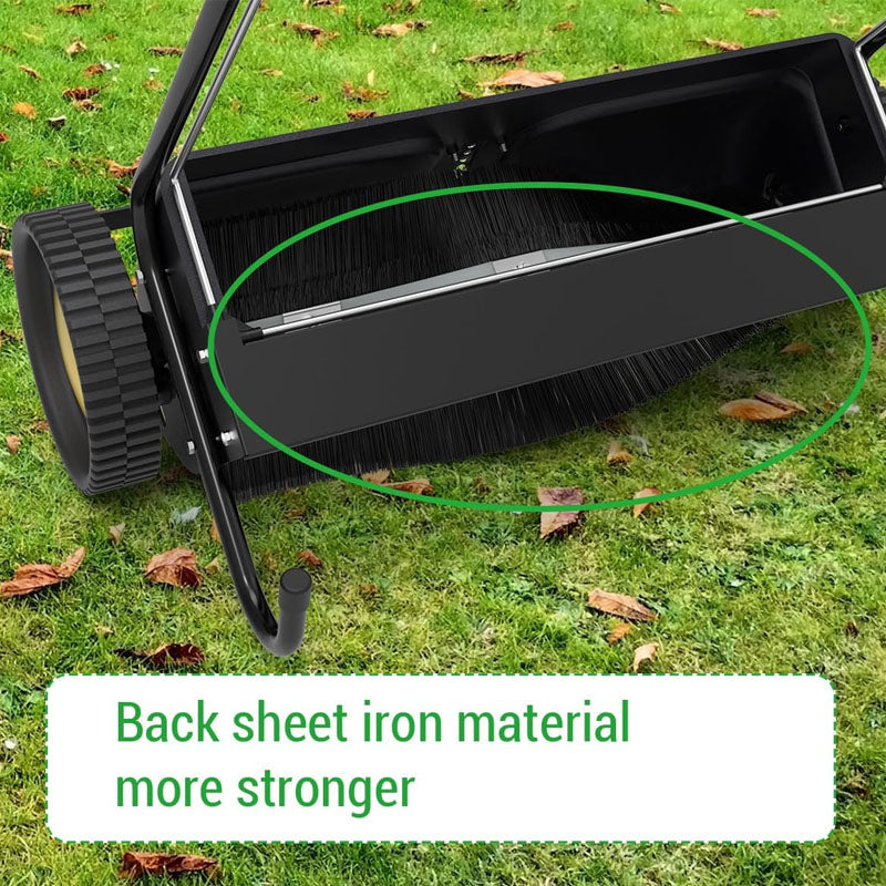 BowLift | Lawn Sweeper 26-Inch Walk-behaind Push Lawn Sweeper Strong Rubber Wheels & Heavy Duty Thickened Steel