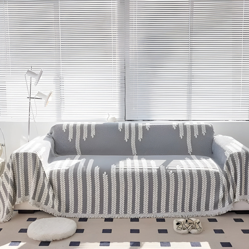 BowLift | Leaf Fringed Lace Sofa Cover