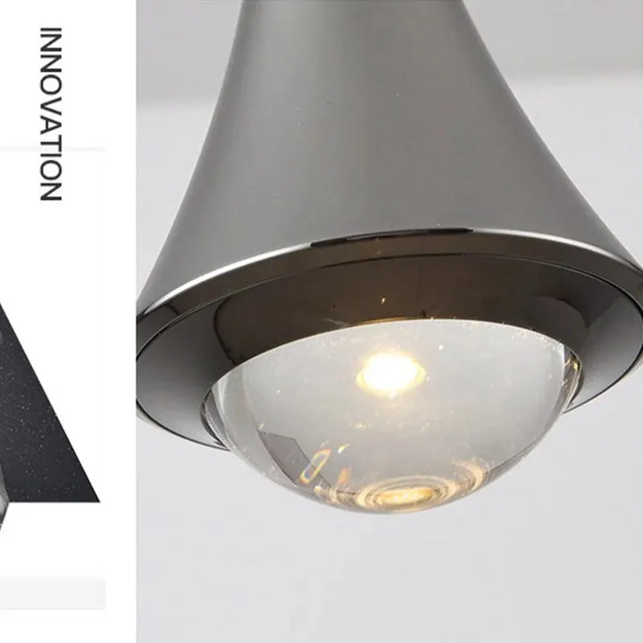 Modern silver-plated pendant light – Stylish lighting for dining room or kitchen | Bowlift