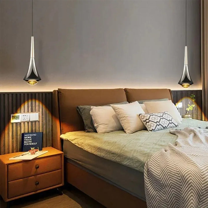 Modern silver-plated pendant light – Stylish lighting for dining room or kitchen | Bowlift