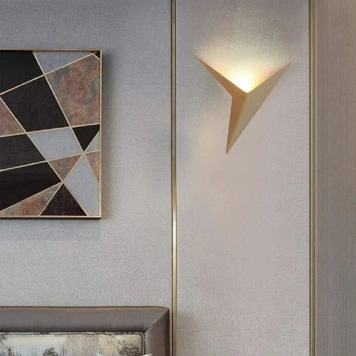 BowLift | Modern LED Triangular Wall Lamp for Stylish Interiors
