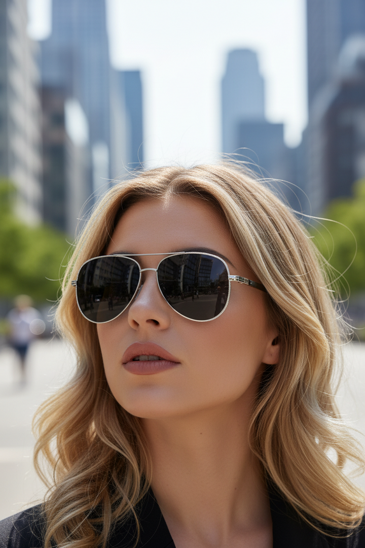 Aviator sunglasses UV400 with anti-reflection | Bowlift