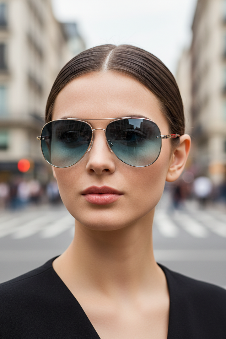 Aviator sunglasses UV400 with anti-reflection | Bowlift