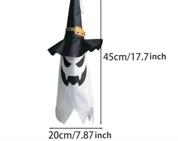 BowLift | Glowing Witch Hat – LED Halloween Decoration for Outdoor Use with Flashing Modes