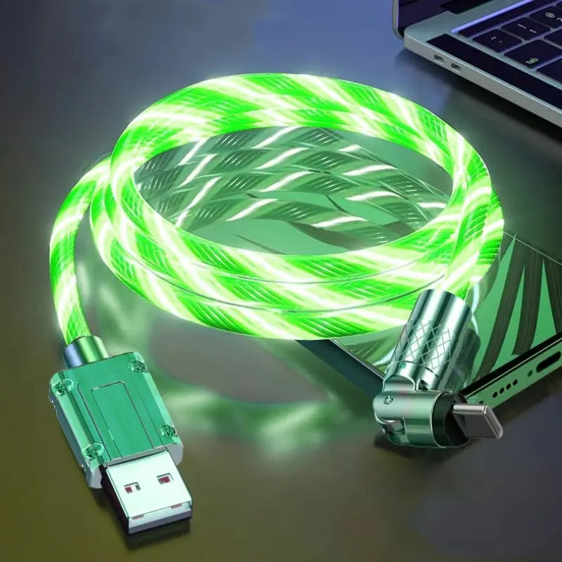 BowLift | Illuminated 540° Redatable data cable – High quality & fast charging