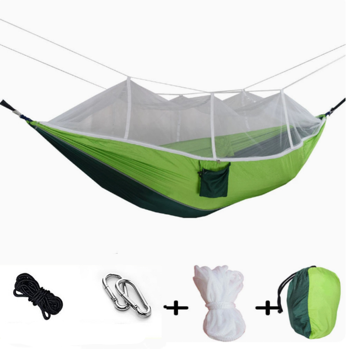 BowLift | Nomaterra Hammock | With Mosquito Net & Tarp | Ultralight & Weatherproof | For Outdoor & Trekking