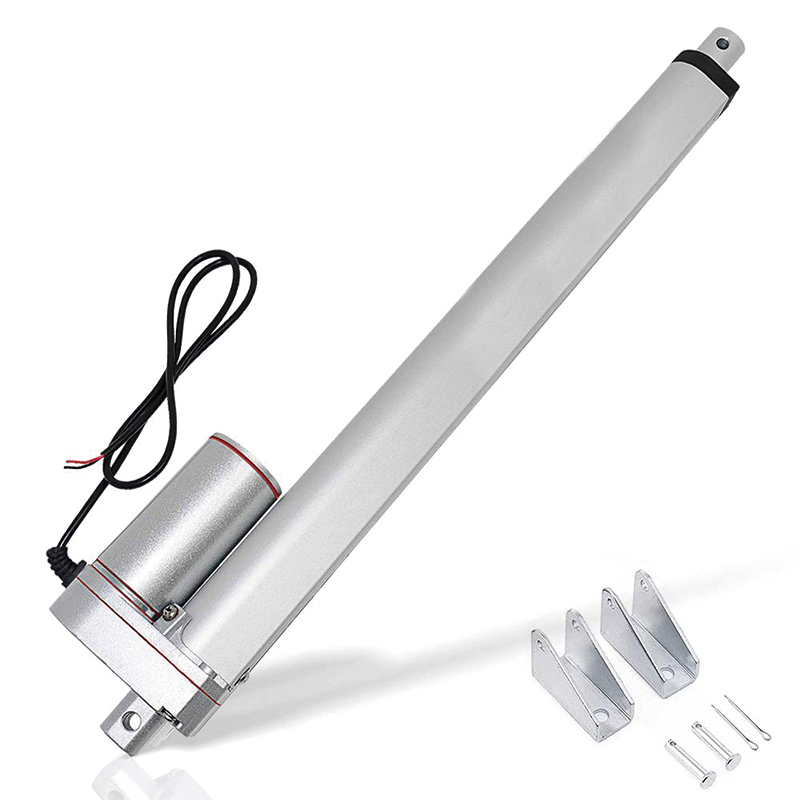 BowLift | Linear Actuator,Heavy Duty 330lbs Solar Tracker Linear Actuator Multi-Function,with Mounting Bracket and IP54 Protection(12V, 12")