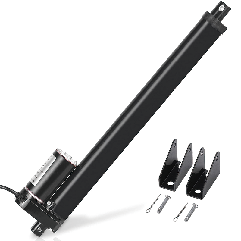BowLift | Linear Actuator 12 Inch 12" High Speed 14mm/s,Linear Actuator Motor 1000N DC12V with Mounting Brackets