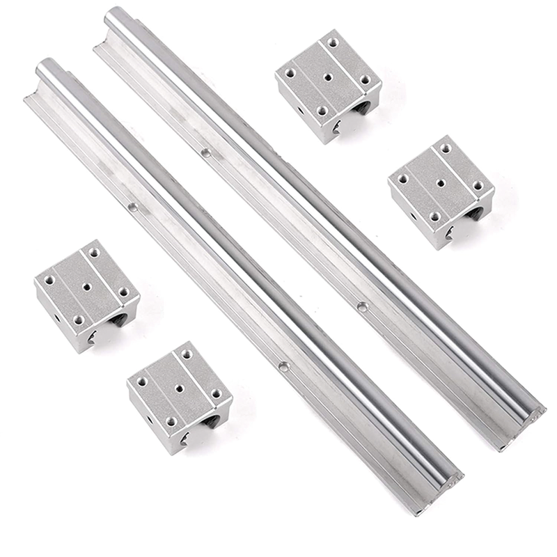 BowLift | Linear Rail Guide,SBR12-1000mm Linear Slide,with 4 Bearing Blocks,for 3D Printer, CNC Machine Upgrade, Automation Equipment and Machining