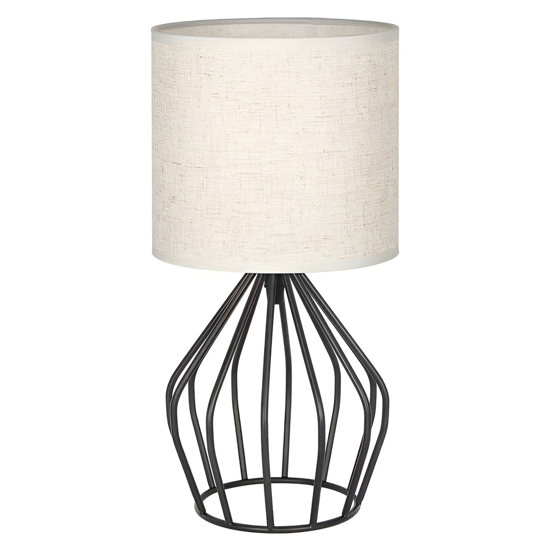 BowLift | Elegant Table Lamp with Linen Shade and Metal Base – Perfect Lighting