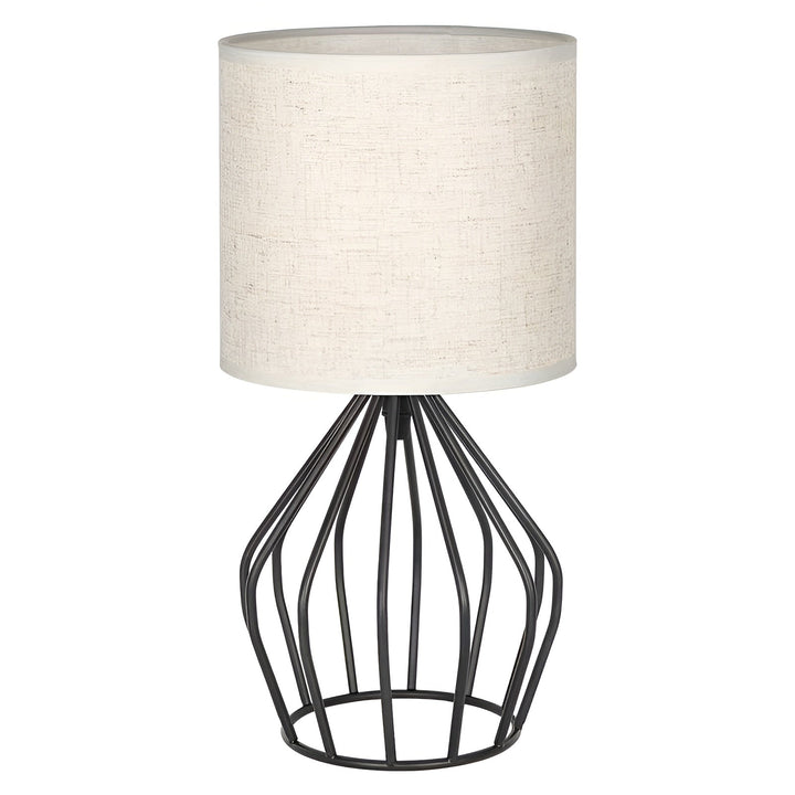 BowLift | Elegant Table Lamp with Linen Shade and Metal Base – Perfect Lighting
