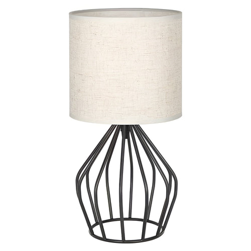BowLift | Elegant Table Lamp with Linen Shade and Metal Base – Perfect Lighting