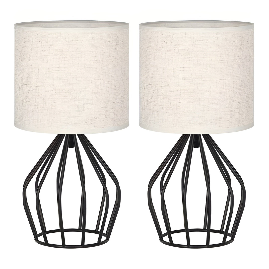 BowLift | Elegant Table Lamp with Linen Shade and Metal Base – Perfect Lighting