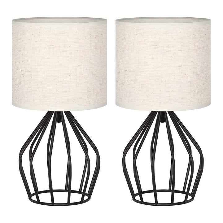 BowLift | Elegant Table Lamp with Linen Shade and Metal Base – Perfect Lighting