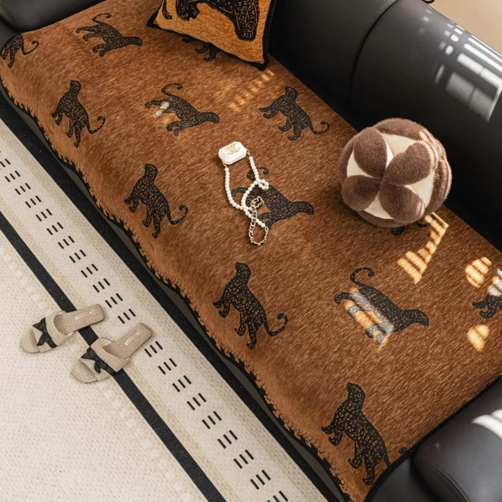 BowLift | Lion Wavy Non-Slip Sofa Cover