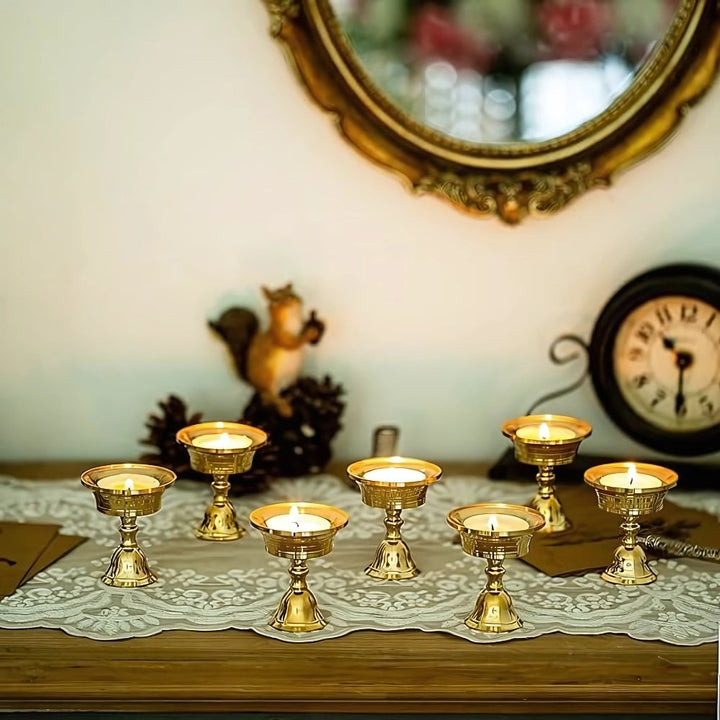 BowLift | Vintage Copper Cup Candle Holder