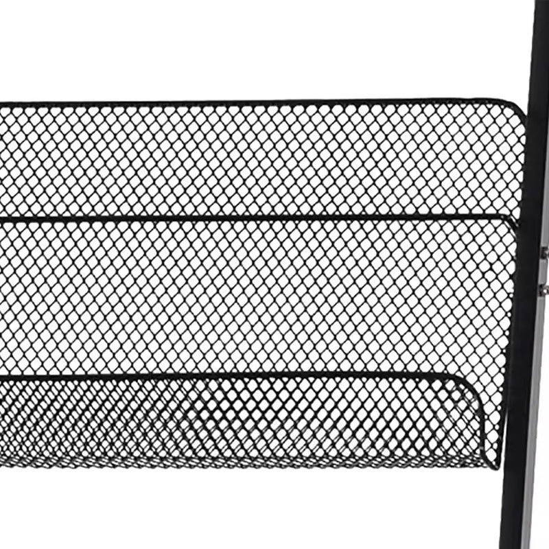 BowLift | Magazine Rack Literature Display Stand With 4 Pockets Floor Standing Magazine Brochure Holder Rack Magazine Stand