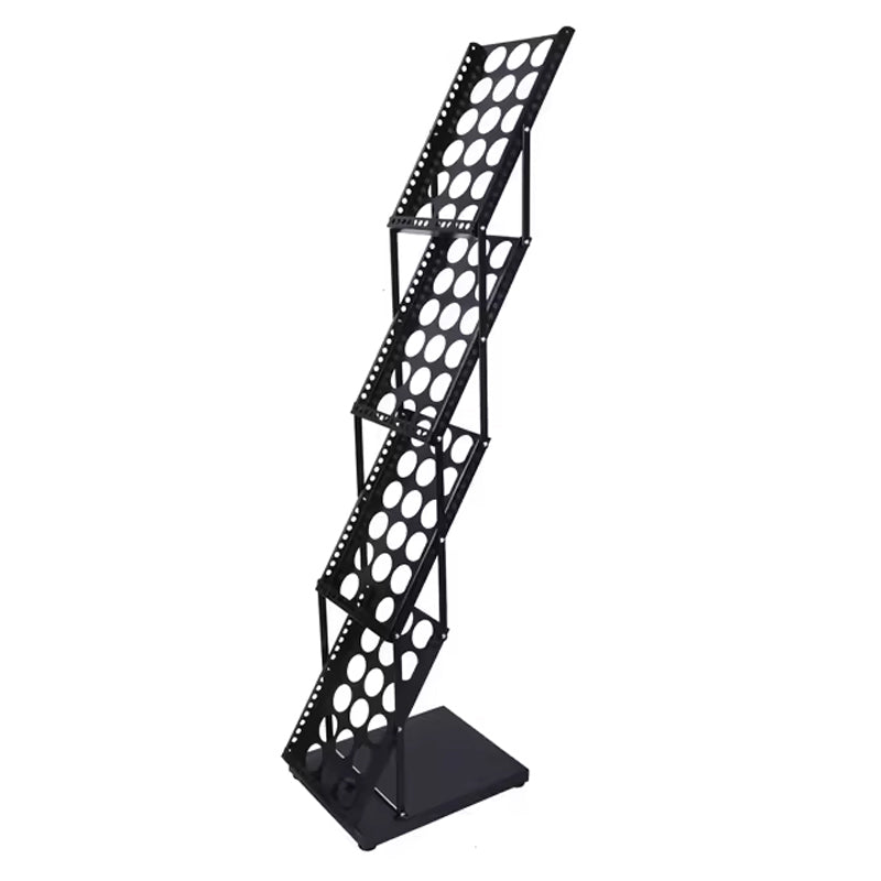 BowLift | Iron A4 Folding Data Frame I Bookshelf Poster Foldout Exhibition Display Stand Vertical Floor Magazine Rack