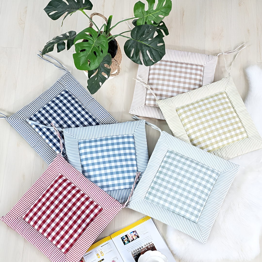 BowLift | Liven Cotton Seat Pad Dining Chair Cushion